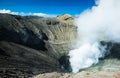 Crater of Bromo, Indonesia Royalty Free Stock Photo