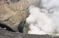 Crater of Bromo vocalno, East Java, Indonesia. Royalty Free Stock Photo