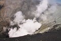 Crater of Bromo vocalno, East Java, Indonesia. Royalty Free Stock Photo