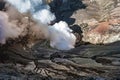 The crater of Bromo Volcano in Java, Indonesia Royalty Free Stock Photo