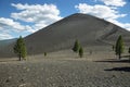 Crater of Cinder Cone, Lassen Volcanic National Park Royalty Free Stock Photo