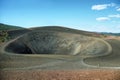 Crater of Cinder Cone, Lassen Volcanic National Park Royalty Free Stock Photo