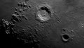 Crater Copernicus on the Moon. Elements of this image were furnished by NASA Royalty Free Stock Photo