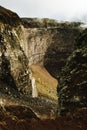 Crater of dormant Vesuvius, Naples, Italy Royalty Free Stock Photo