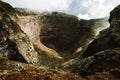 Crater of dormant Vesuvius, Naples, Italy Royalty Free Stock Photo