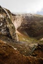 Crater of dormant Vesuvius volcano, Naples, Italy Royalty Free Stock Photo