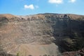 crater of the extinct volcano named Vesuvius near the cities of Royalty Free Stock Photo