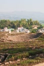 Crater of A1 hill, the most important camp of the French colonists in Dien Bien Phu during the first Indochina War in 1954.