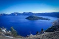 Crater Lake Caldera in Autumn