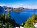 Crater Lake, National Park, Oregon United States Royalty Free Stock Photo