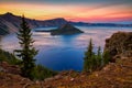 Crater Lake National Park in Oregon, USA