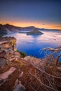 Crater Lake National Park in Oregon, USA - Wizard Island Royalty Free Stock Photo