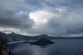 Crater Lake National Park in Southern Oregon, America, USA. Royalty Free Stock Photo