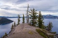 Crater Lake National Park in Southern Oregon, America, USA. Royalty Free Stock Photo