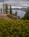 Crater Lake National Park in Southern Oregon, America, USA. Royalty Free Stock Photo