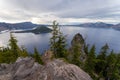 Crater Lake National Park in Southern Oregon, America, USA. Royalty Free Stock Photo