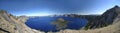 Crater Lake Panoramic Royalty Free Stock Photo