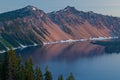 Crater Lake Sunrise Royalty Free Stock Photo