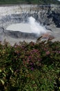 Crater and lake of Volcano Poas