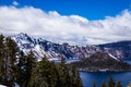 Crater Lake and Wizard Island Royalty Free Stock Photo