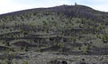 Crater of the Moon volcano near Idaho Falls in Idaho, USA Royalty Free Stock Photo