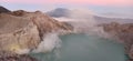 Crater of Mount Ijen - East Java - Indonesia Royalty Free Stock Photo