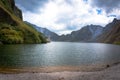In the crater of mount Pinatubo Royalty Free Stock Photo