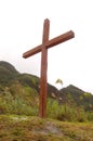 Crater of Mount Pinatubo cross in Zambales, Philippines