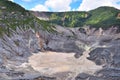 A crater at Mount Tangkuban Parahu