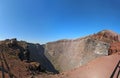 The crater of Mount Vesuvius near Naples, Italy Royalty Free Stock Photo