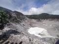 Crater mountain sulfur