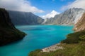 Crater of the Pinatubo volcano Royalty Free Stock Photo