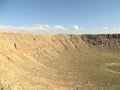 Crater rim, Meteor Crater, Arizona. Royalty Free Stock Photo