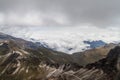 Crater rim of Rucu Pichincha volcano