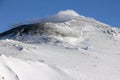 Crater at the summit of Mount Erebus, Antarctica