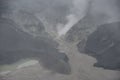 Crater of Tangkuban Perahu in Bandung, Indonesia Royalty Free Stock Photo