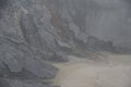 Crater of Tangkuban Perahu in Bandung, Indonesia Royalty Free Stock Photo