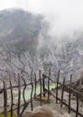 Crater of Tangkuban Perahu. Bandung in Jawa, Royalty Free Stock Photo