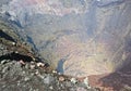 Crater of the Villarica volcano Royalty Free Stock Photo