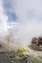 Crater of the volcano Mutnovskiy