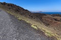 Crater of the volcano of Santorini Island Royalty Free Stock Photo