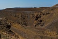 Crater of the volcano of Santorini Island Royalty Free Stock Photo