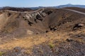 Crater of the volcano of Santorini Island