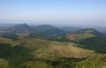 Craters of the auvergne volcanic chain Royalty Free Stock Photo