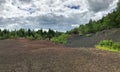 Craters of the auvergne volcanic chain. Royalty Free Stock Photo