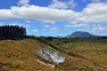 Craters of the Moon, Lake Taupo, New Zealand Royalty Free Stock Photo