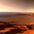 lifeless desert on mars