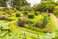 crathes gardens scotland in summer an open-air living room immersed in the greenery Royalty Free Stock Photo