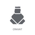 Cravat icon. Trendy Cravat logo concept on white background from