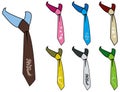 Cravat ties Royalty Free Stock Photo